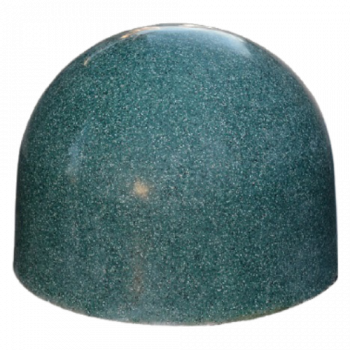 Бетонная полусфера БПС-15 [Под гранит, зеленая, антипарковочная]