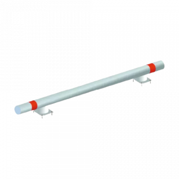 Колесоотбойник металлический на пластинах К-4 1500 мм